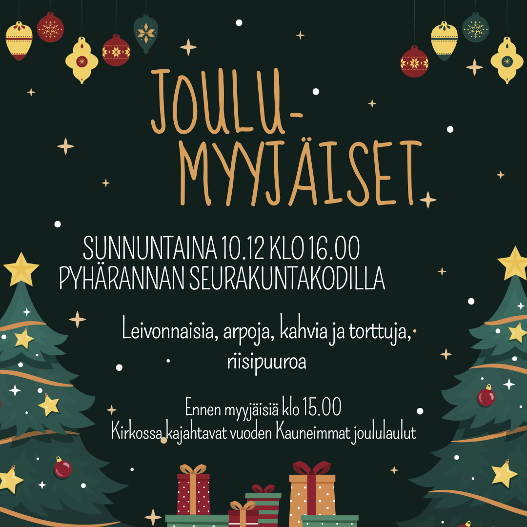 Myyjäiset mainos