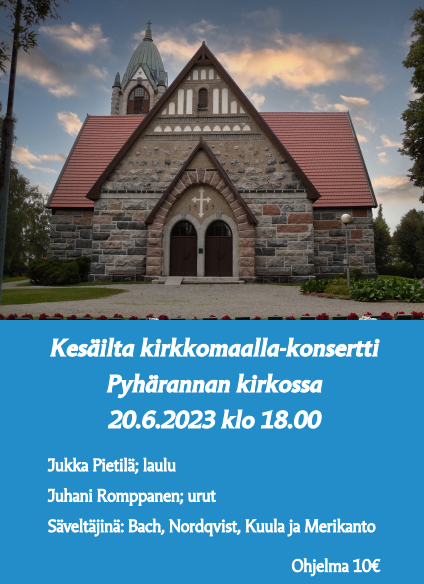 Mainos konsertista