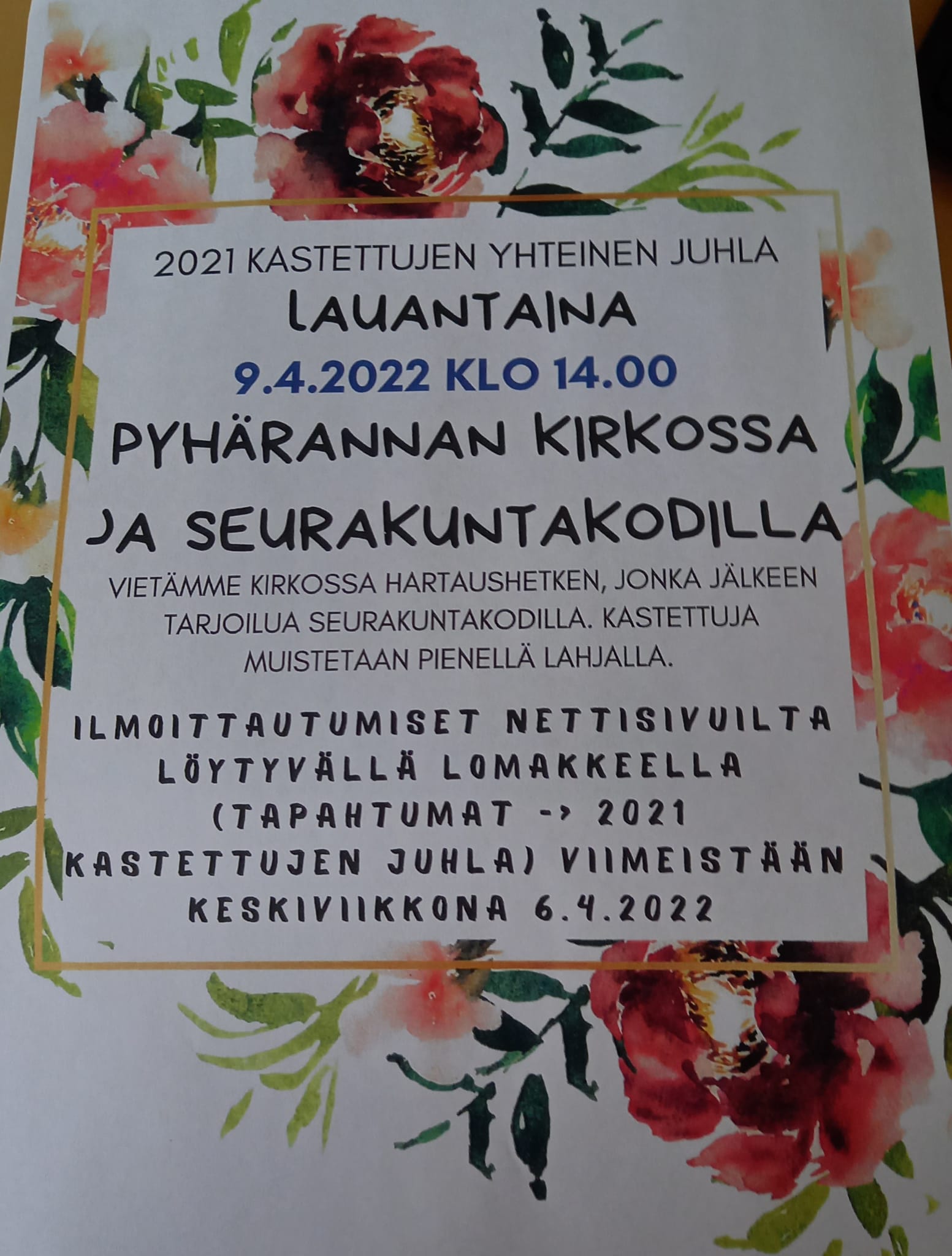 Kastettujen juhlan kutsu